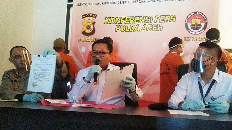 Polda Aceh Tangkap Tiga Pelaku Penipuan Pembangunan Rumah Duafa