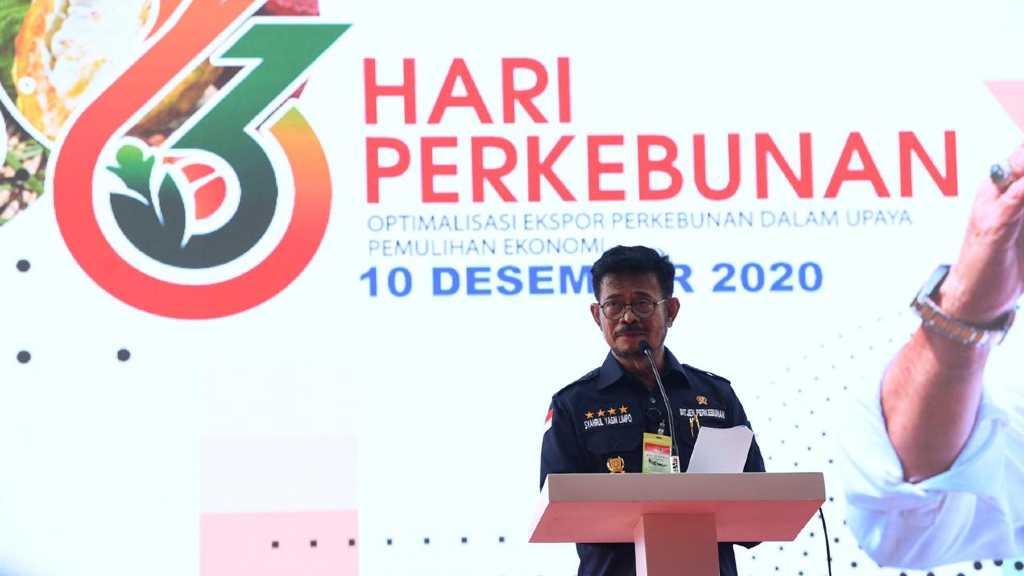 Hari Perkebunan ke-63, Mentan: Saya Minta Perkebunan Jadi Perhatian Bersama