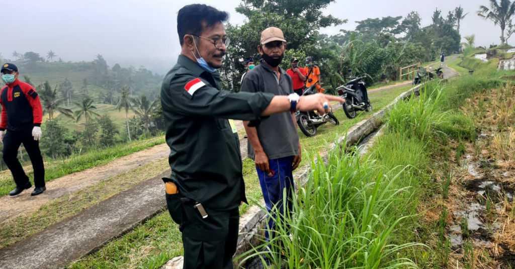 Gairahkan Agrowisata Jatiluwih, Mentan Syahrul Dorong Mina Padi