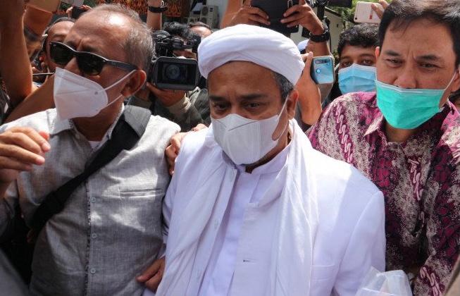 Tiba di Mapolda Metro, Habib Rizieq Siap dengan Segala Kemungkinan