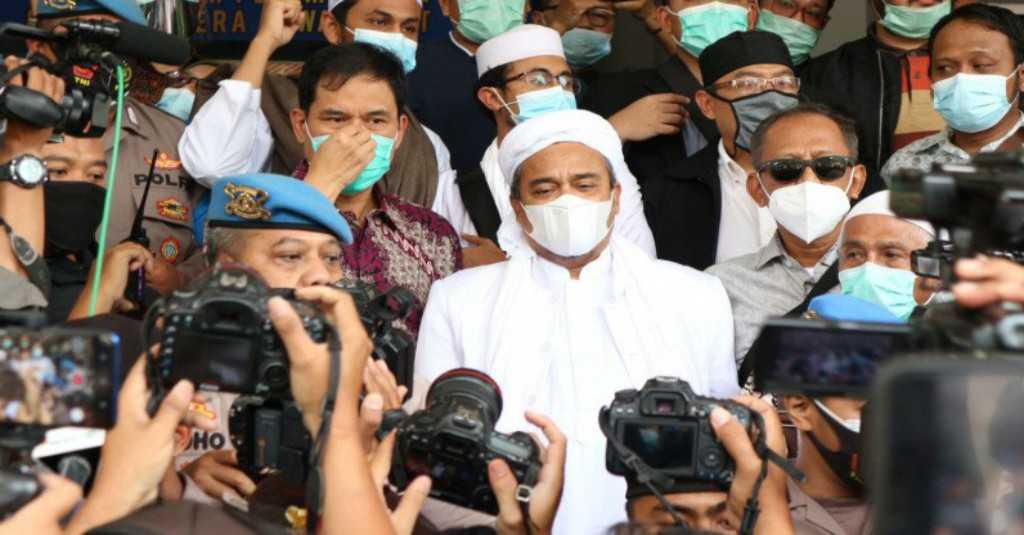 Habib Rizieq Ditahan di Mapolda Metro Jaya