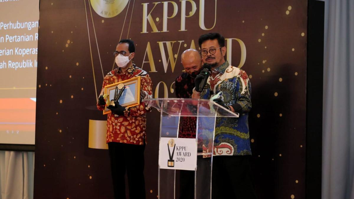 Kementan Dianugerahi KPPU Award 2020