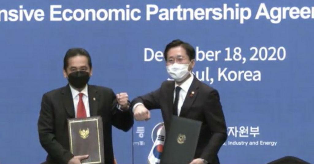 Indonesia-Korea Selatan Resmi Tandatangani Perjanjian CEPA
