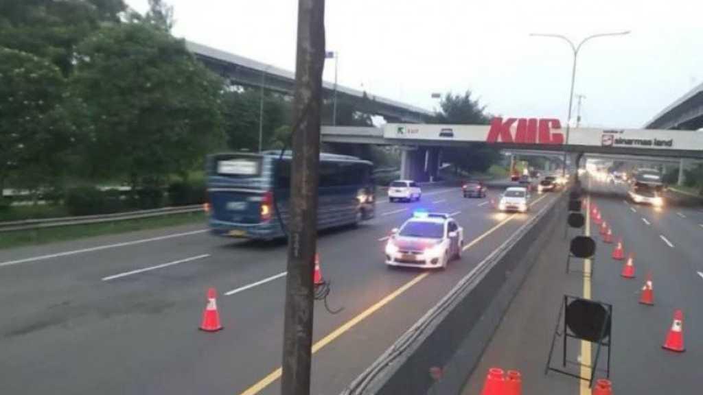 Tol Jakarta-Cikampek Diberlakukan Contraflow