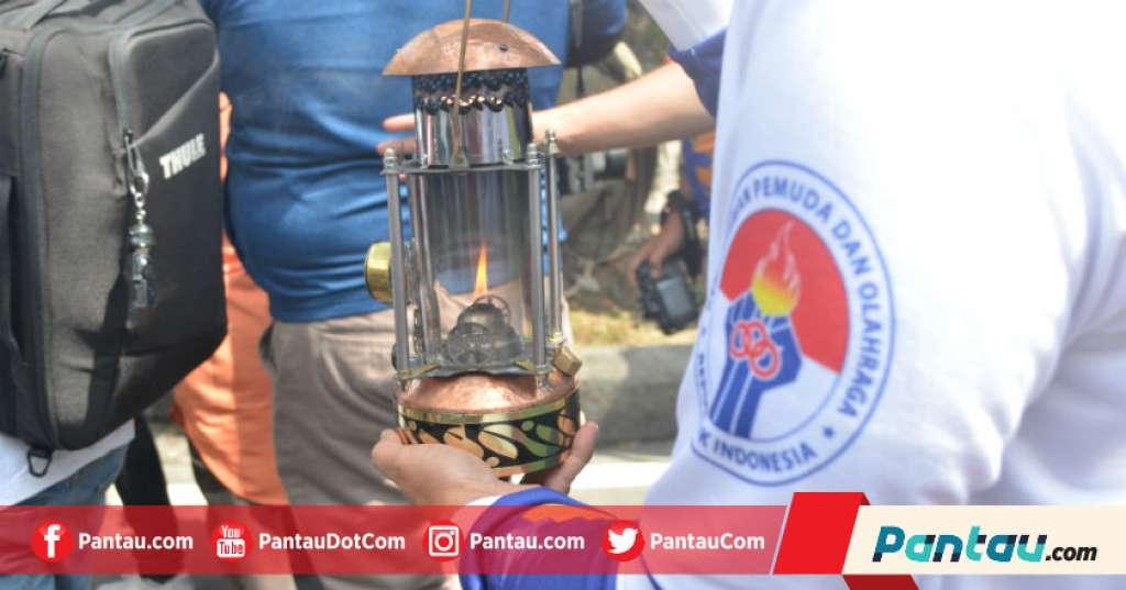 Lentera Api Asian Para Games 2018 Diterima di Kesultanan Ternate