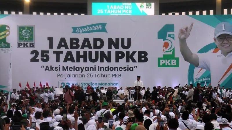 Gus Yusuf-Gus Kautsar dan Gus Salam Shohib Baca Ikrar Menangkan Cak Imin di Pilpres 2024