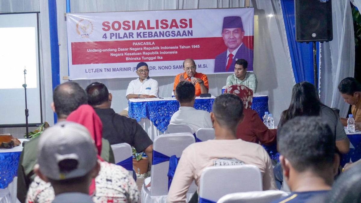 Tanamkan Rasa Cinta Tanah Air, Nono Sampono Gelar Sosialisasi 4 Pilar Kebangsaan