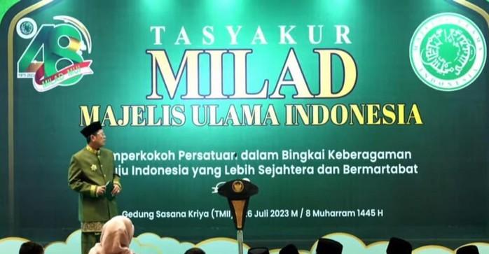 di Milad Ke-48, MUI Ikrar Komitmen Kebangsaan hingga Tolak Politik Uang