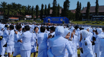 Ma'ruf Amin Lantik 1.627 Pamon Praja Muda IPDN Jatinangor