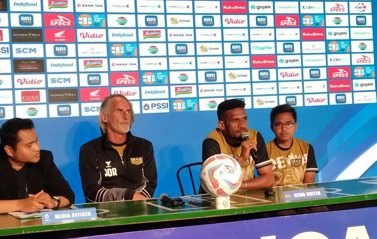 Pelatih Dewa United Puji Kekuatan Tuan Rumah