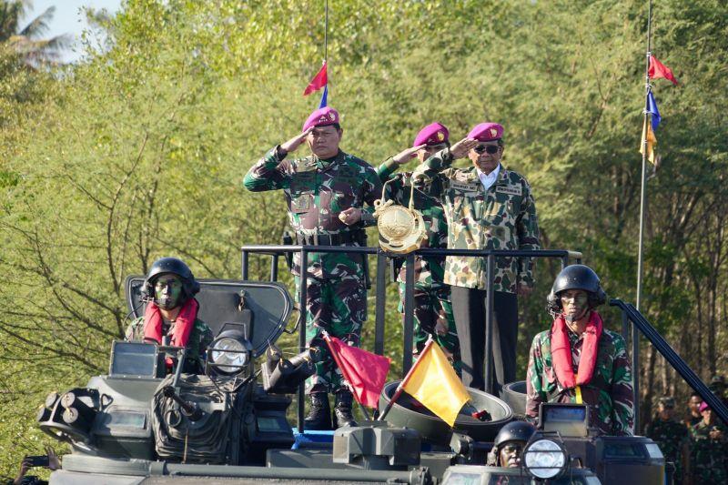 Mahfud MD jadi Warga Kehormatan Korps Marinir
