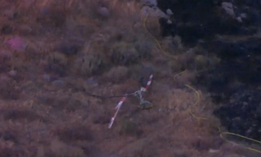 Helikopter Damkar Hutan California Jatuh, Satu Orang Tewas