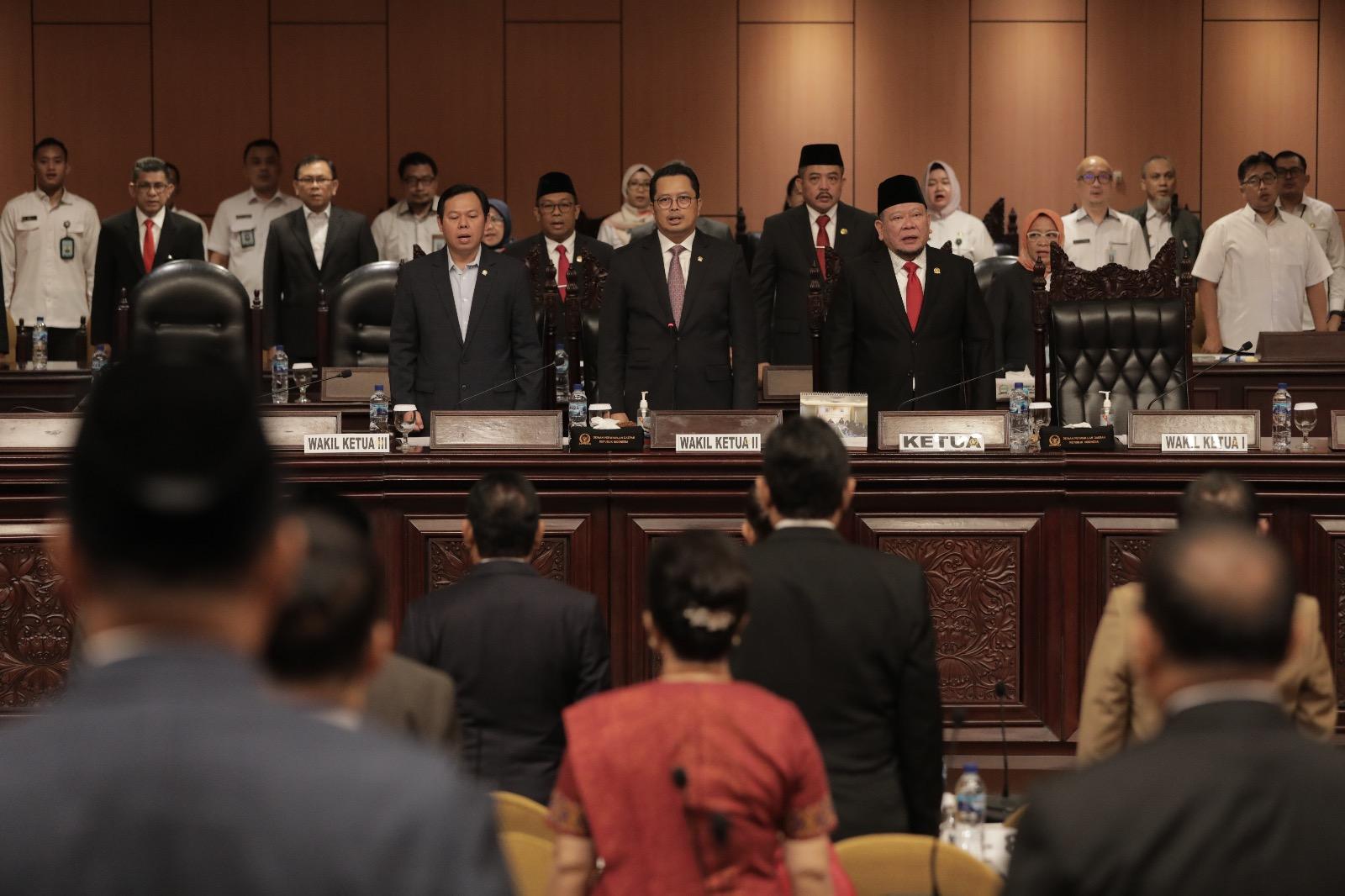 DPD RI Gelar Paripurna Laporan Hasil Kinerja Alat Kelengkapan Tahun 2022-2023