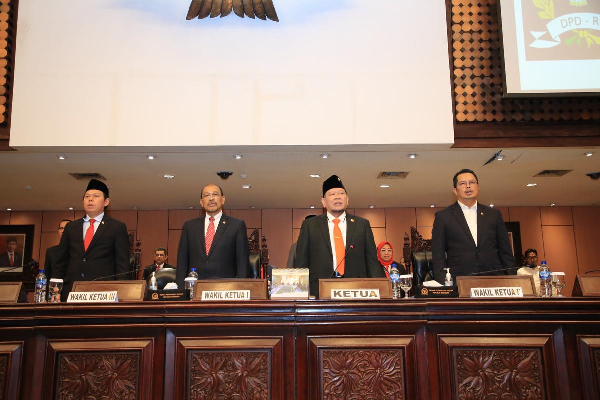 Pimpinan DPD RI Apresiasi Kinerja Sekretariat Jenderal DPD RI Atas Predikat WTP