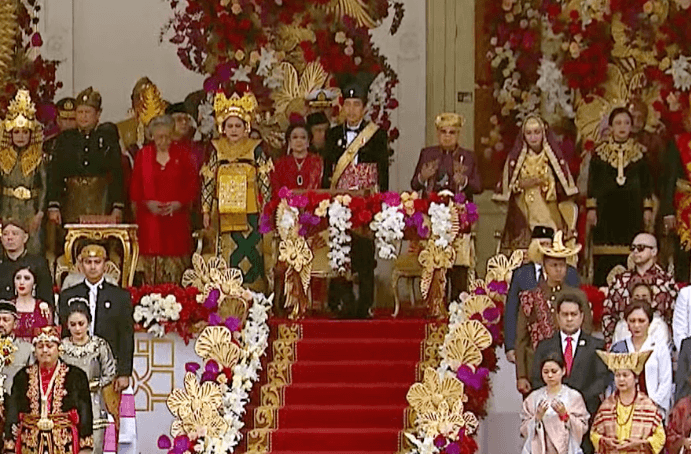 Jokowi Pimpin Upacara HUT ke-78 RI di Istana