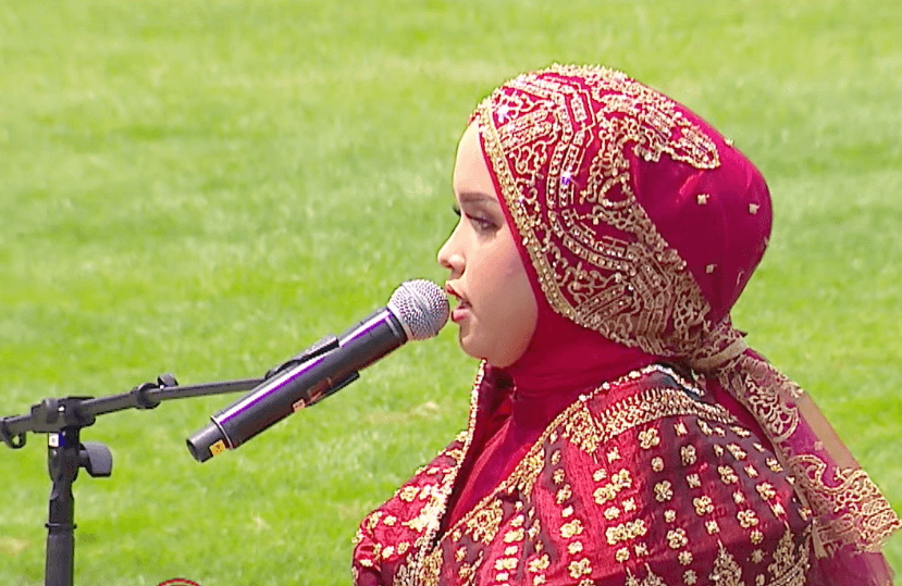 Putri Ariani Goyang Istana Nyanyi Lagu Rungkad saat HUT ke-78 RI