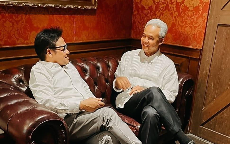 Ganjar Ngobrol Panjang Lebar Bareng Cak Imin