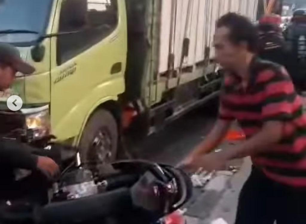 Polisi bakal Tilang hingga Pidana Pemotor Lawan Arah Korban Kecelakaan di Lenteng Agung