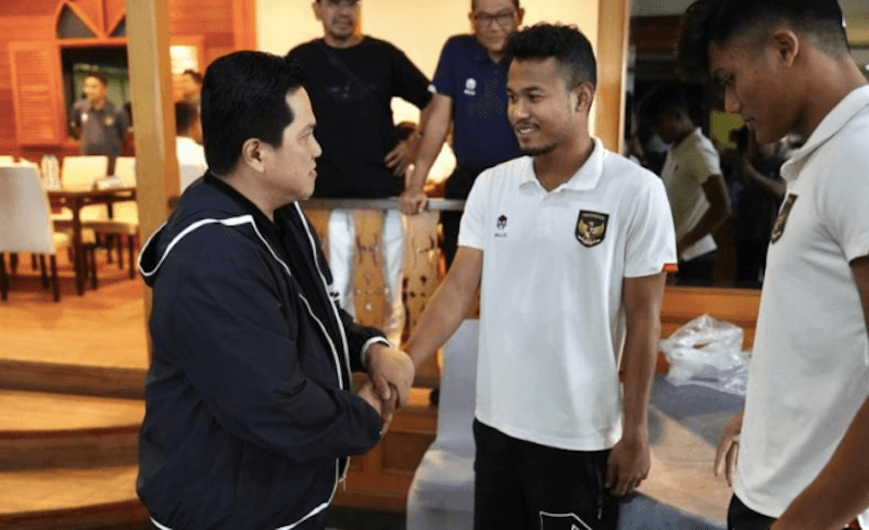 Ketua Umum PSSI Erick Thohir Bangun Tradisi Baru Timnas Indonesia