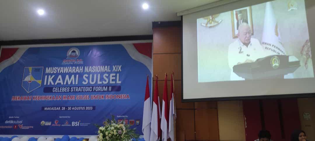 Di Munas IKAMI Sulsel, LaNyalla Sebut Pilpressung Rusak Kohesi Bangsa Ancam Kebhinekaan