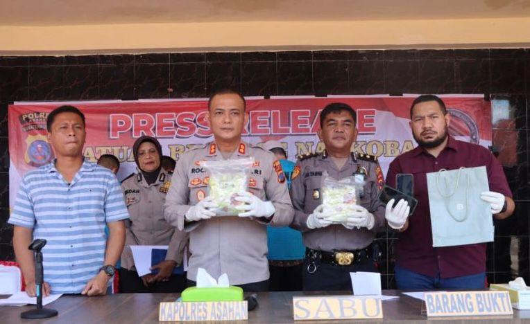 4 Pengedar Sabu Jaringan Malaysia Diringkus Polisi