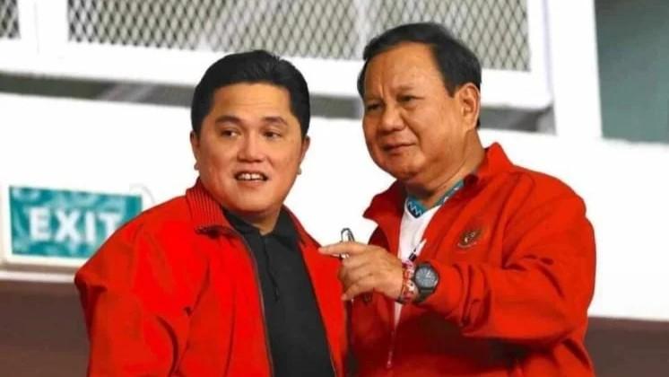 PAN 'Keukeuh' Dukung Erick Thohir Dampingi Prabowo di Pilpres 2024
