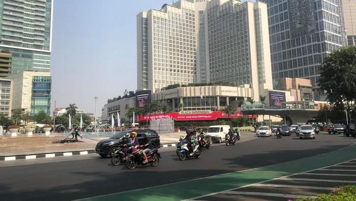 Arus Lalin di Sudirman-Thamrin Kembali Normal Usai Ditutup Sementara