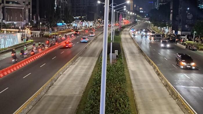 Jl Sudirman Kembali Dibuka Usai Gala Dinner KTT ASEAN Selesai