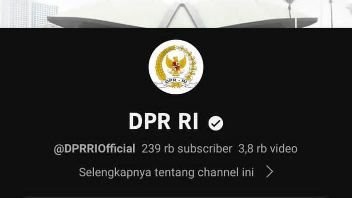Akun YouTube DPR RI Sempat Diretas Tayangan Judi Online Secara Live, Kini Sudah Normal Kembali