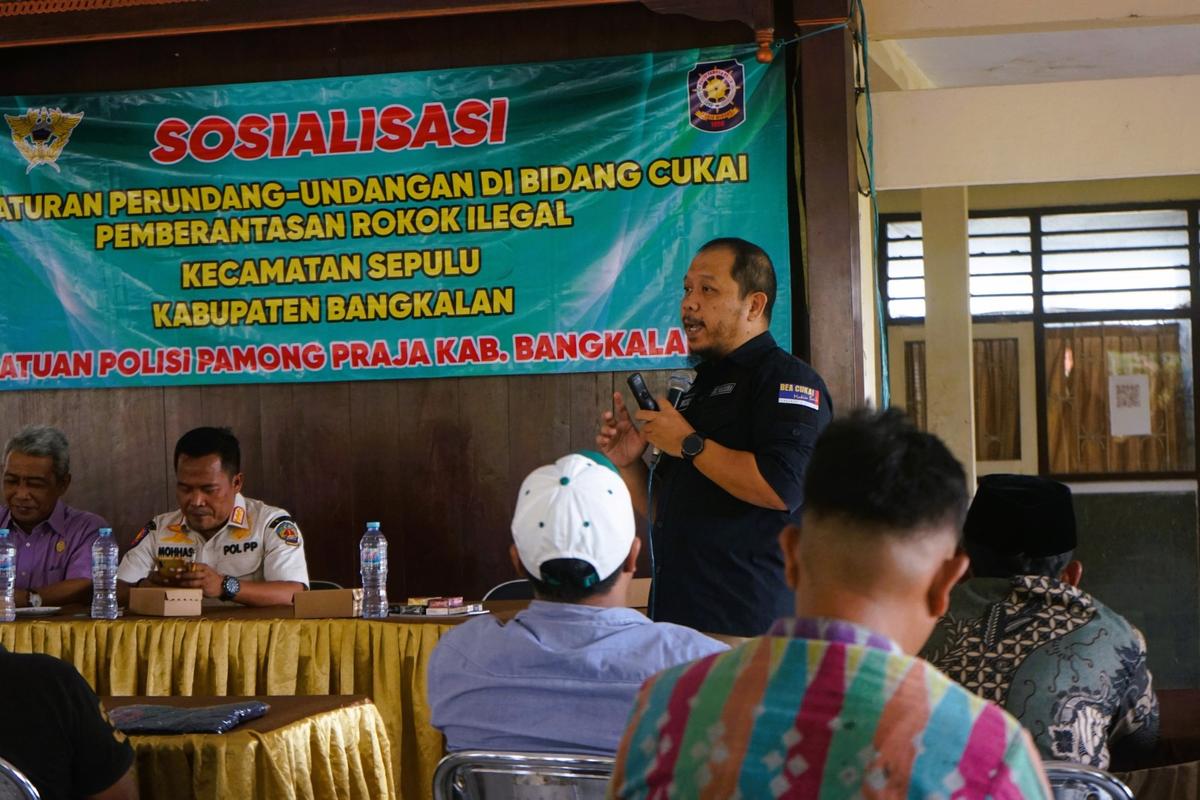 Manfaatkan DBH CHT, Bea Cukai Madura Tingkatkan Pemahaman Masyarakat terkait Cukai