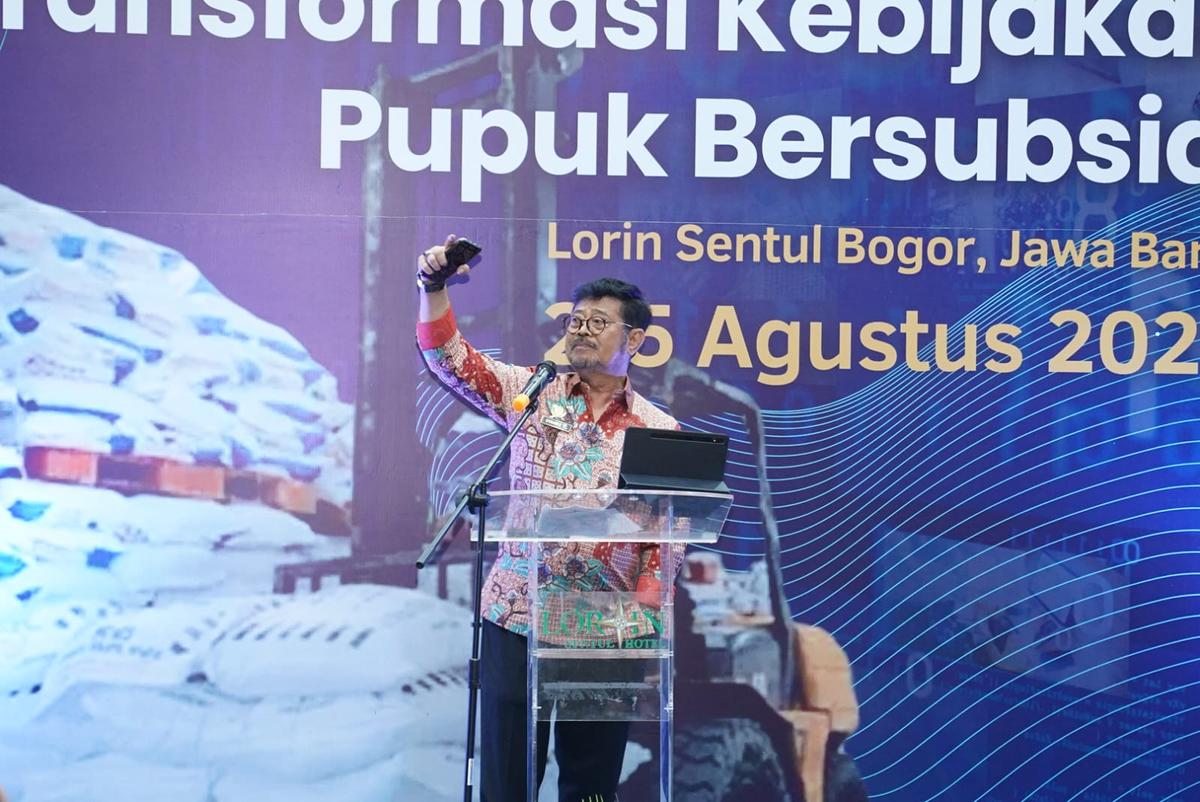 Mentan Minta Akses Pupuk Dipermudah untuk Petani