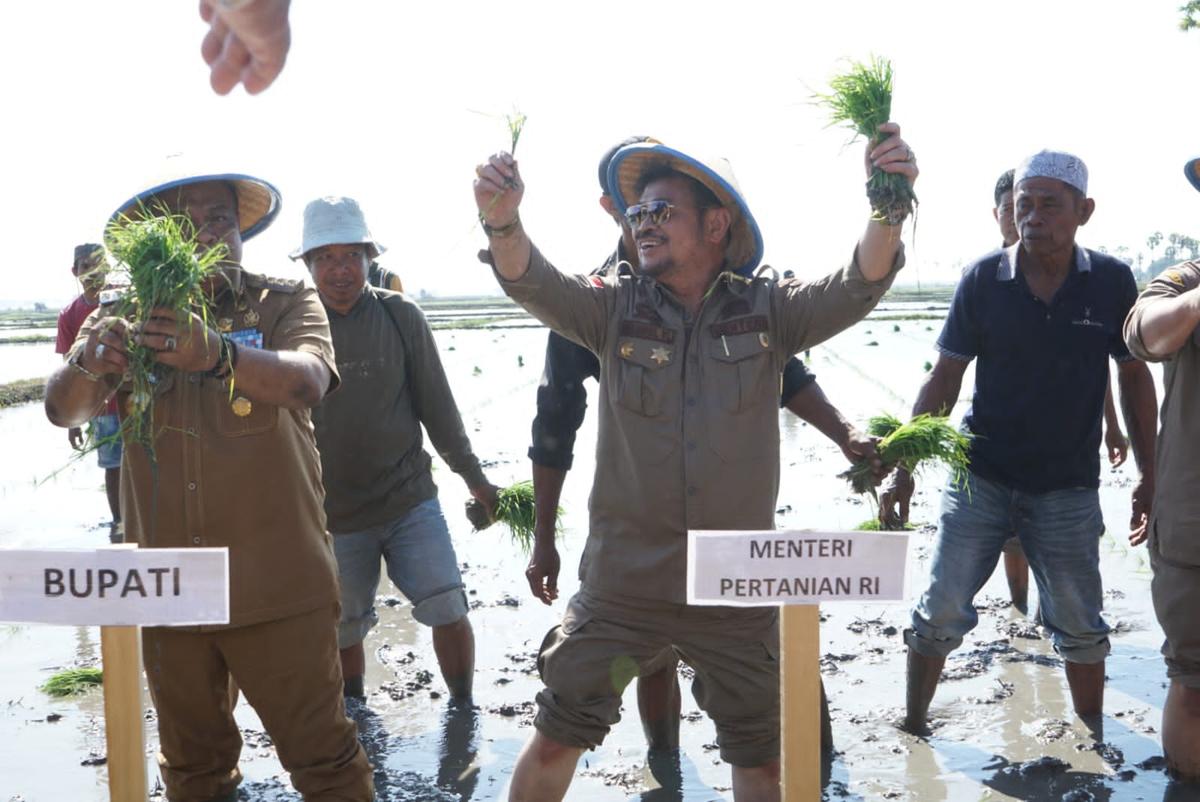 Mentan SYL Kick Off Gernas Antisipasi El Nino di Bone