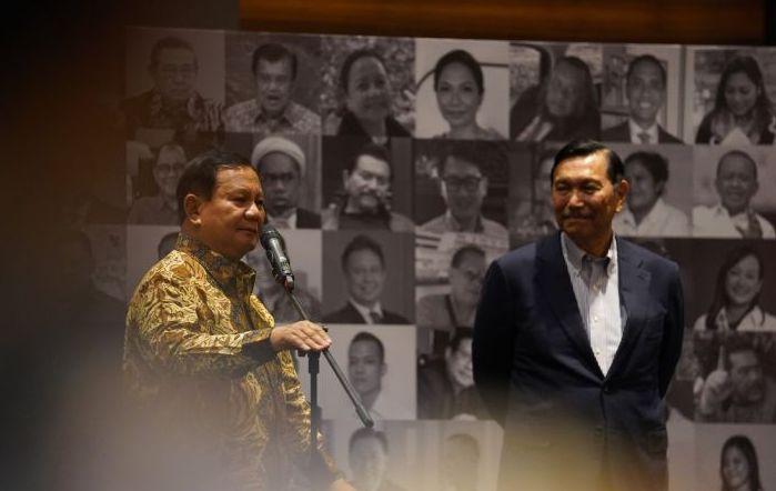 Pujian Prabowo ke Luhut: Salah Satu Jenderal Terbaik TNI AD