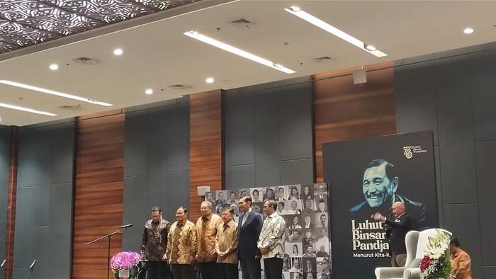 Kala SBY Sanjut-Puji Luhut ke Prabowo di HUT Menko Marves