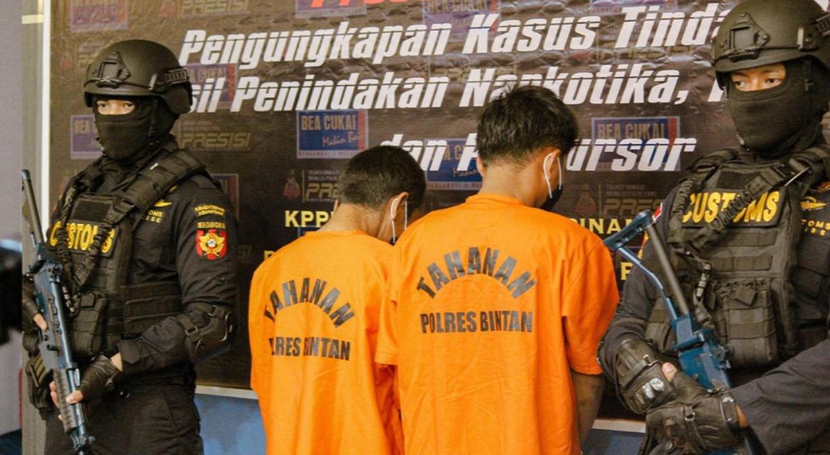 Bea Cukai Tanjungpinang Gagalkan Penyelundupan 1.076 Gram Sabu dan Ribuan Butir Pil Ekstasi