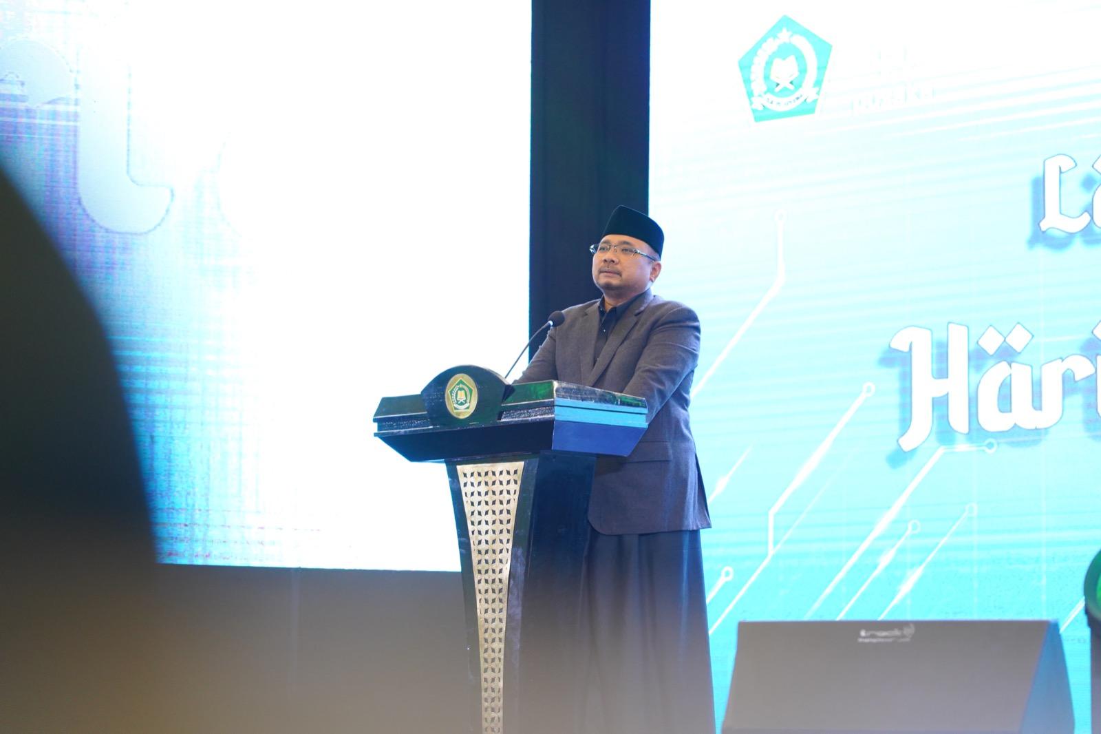 Launching Peringatan Hari Santri 2023, Menag Singgung Situasi Bangsa Terlalu Tegang