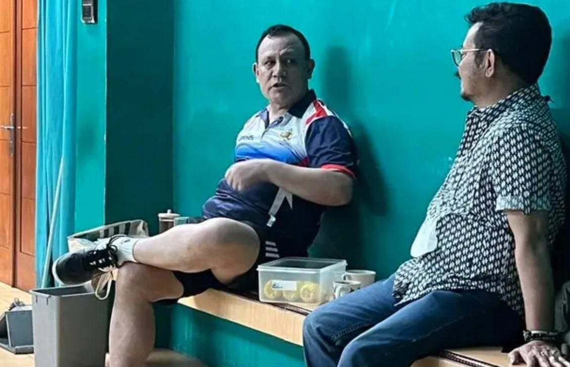 Ini Kata Firli terkait Viral Fotonya Bareng SYL di Lapangan Bulu Tangkis