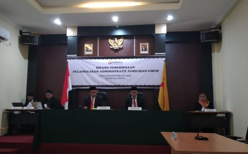 PAN Tak Hadir, Bawaslu DKI Tunda Sidang Dugaan Pelanggara Pemilu Sampai Rabu