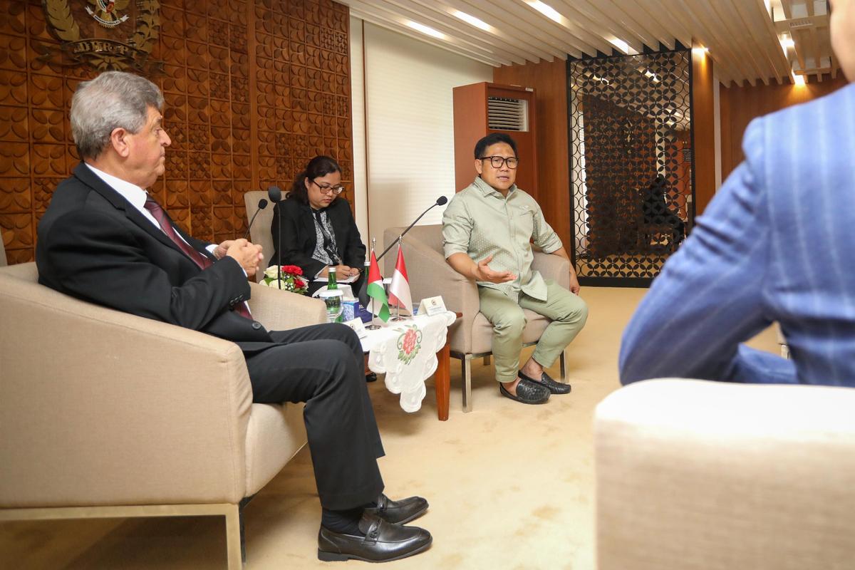 Bertemu Zuhair Al-Shun, Gus Imin: Perang Palestina-Israel Harus Dihentikan!