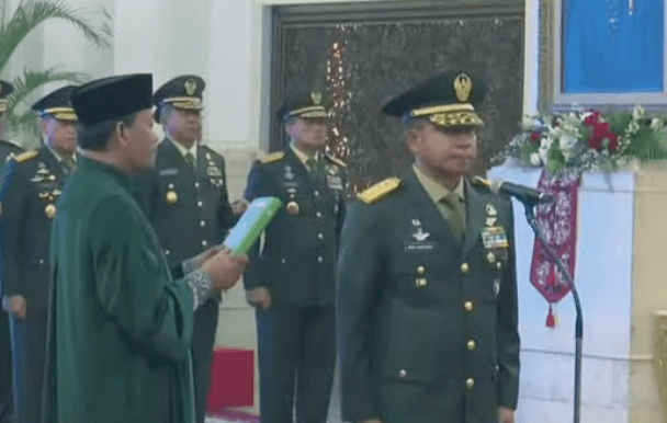 Jokowi Resmi Lantik Letjen Agus Subiyanto jadi KSAD