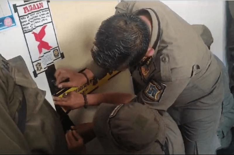 Satpol PP Surabaya Segel Unit Rusunawa Tak Dihuni