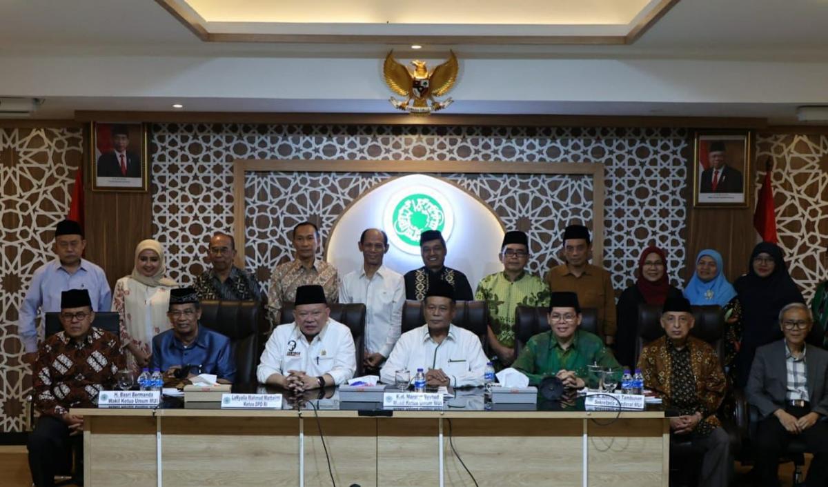 Ketua DPD RI Ajak MUI Gabung Dewan Presidium Konstitusi, Sambangi MPR 10 November 2023