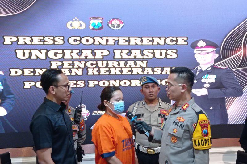 Wanita Perampok Pengusahan Hotel di Ponorogo Ditangkap Polisi