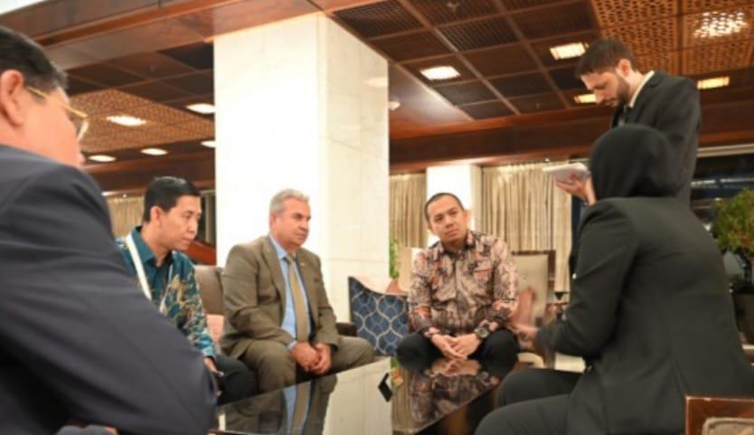 Temui Delegasi Suriah, Gilang Dhielafararez Dukung Hentikan Agresi Israel Terhadap Palestina