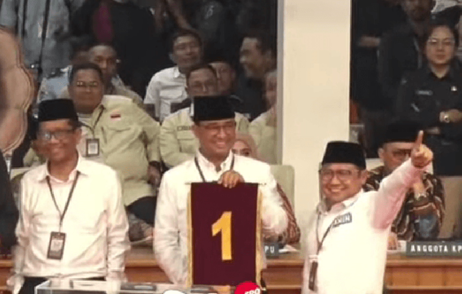 Sah! Pasangan Calon Presiden Anies Baswedan dan Calon Wakil Presiden Muhaimin Iskandar Nomor Urut 1