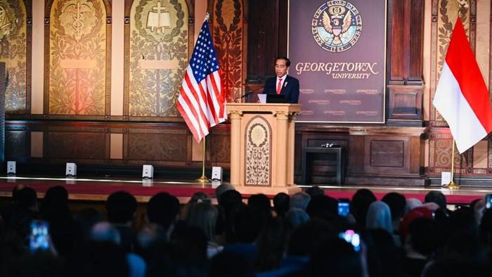 Jokowi Sebut Pendidikan Prioritas Indonesia: Georgetown Akan Buka Kampus di RI Tahun Depan