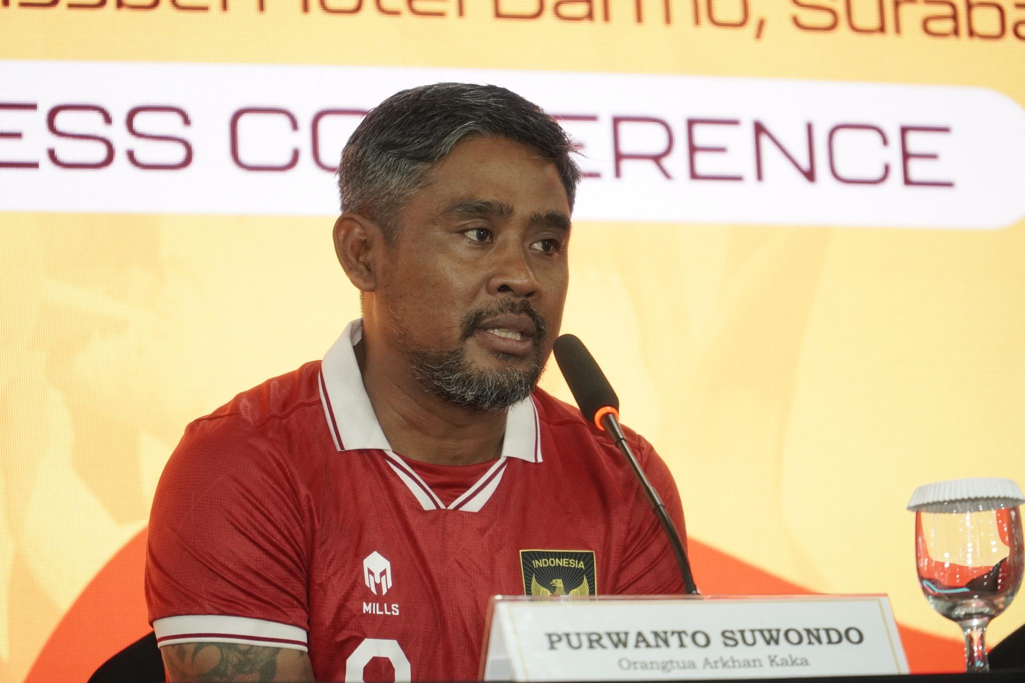 Purwanto Akui Tak Pernah Arahkan Arkhan Kaka Jadi Pemain Bola
