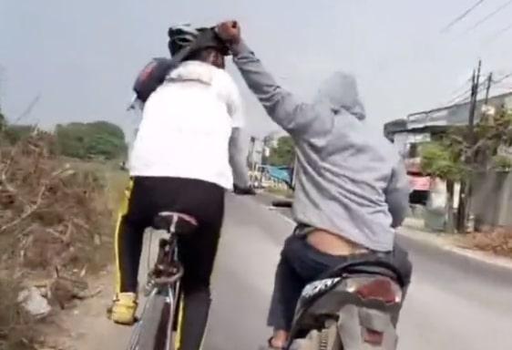 Viral Pesepeda di Bekasi Dijambret hingga Terjatuh, Tas Selempang Raib