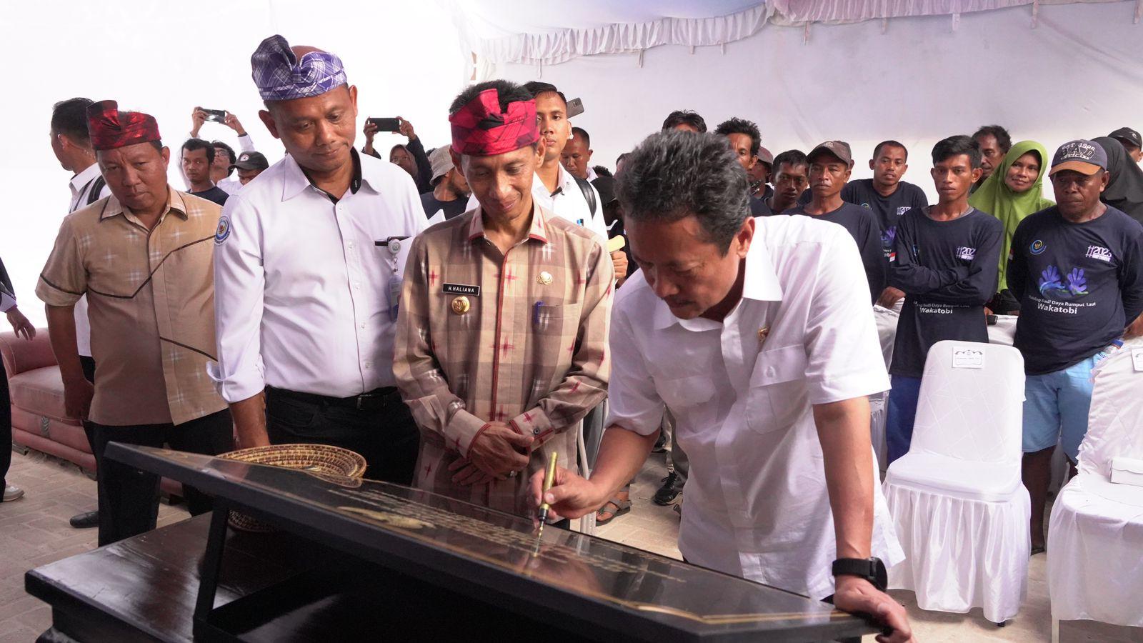 KKP Optimis Tingkatkan Produksi dan Kesejahteraan Budidaya Rumput Laut