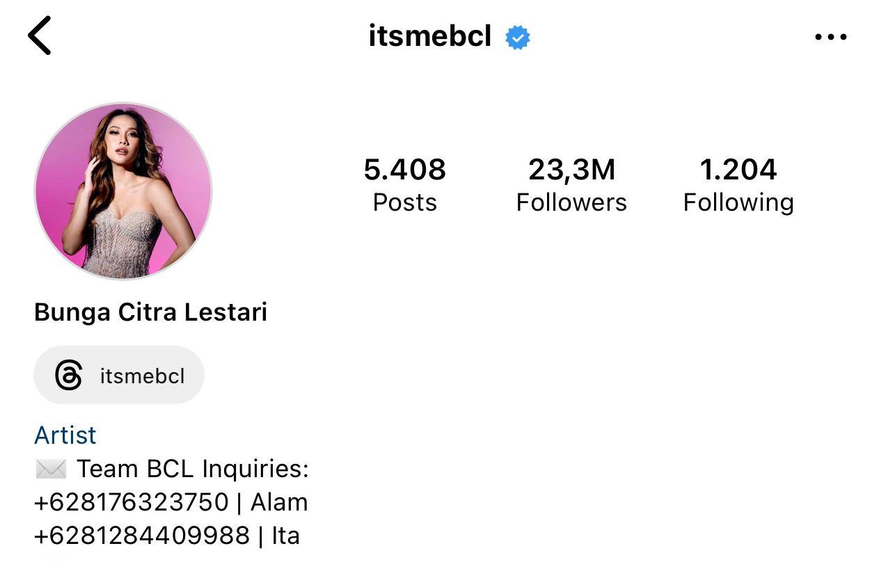 Jelang Pernikahan, BCL Hapus Nama Sinclair di Username Instagram